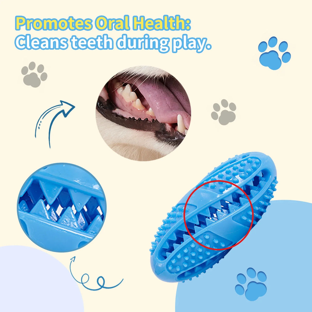 Interactive Rubber Dog Chew Ball