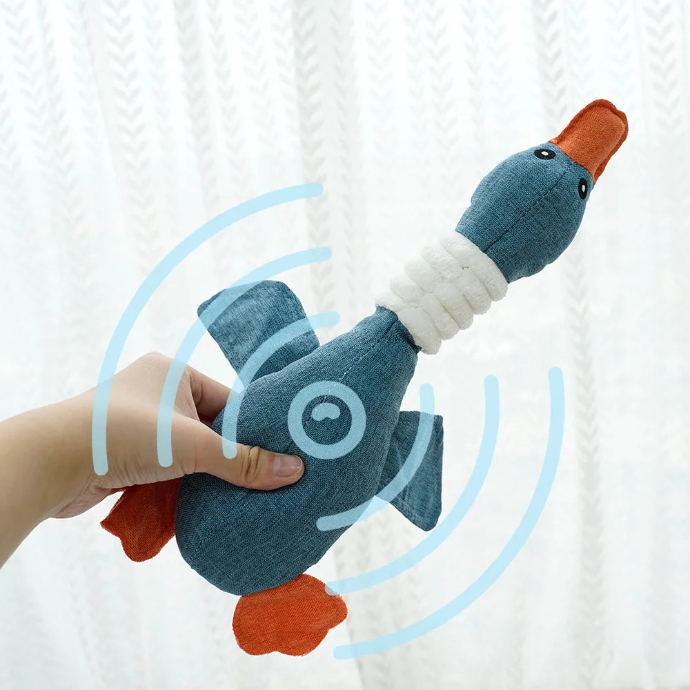 Squeaky Goose Dog Toy