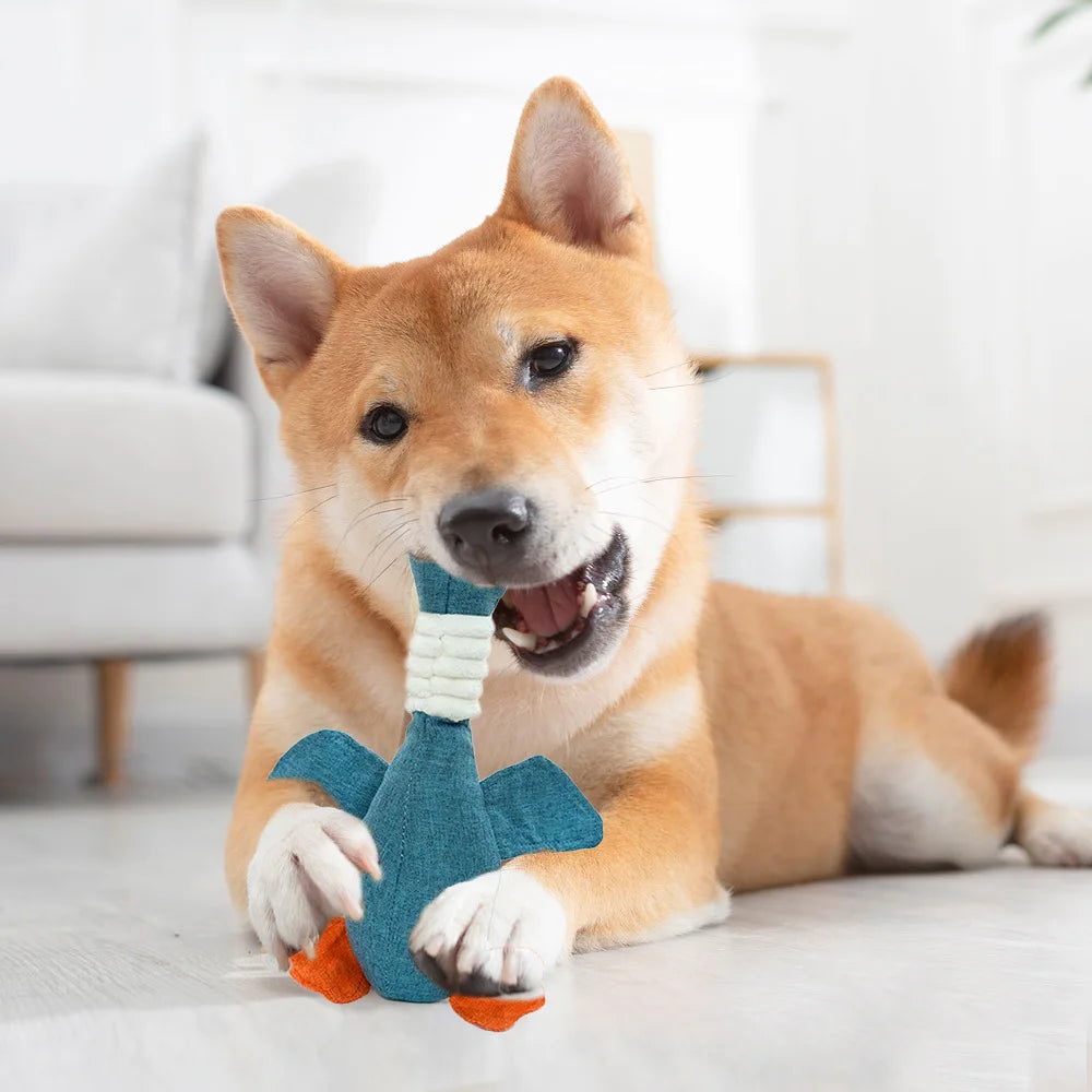 Squeaky Goose Dog Toy