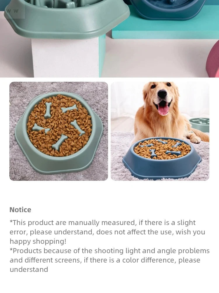 Anti-Choke Slow Feeder Dog Bowl