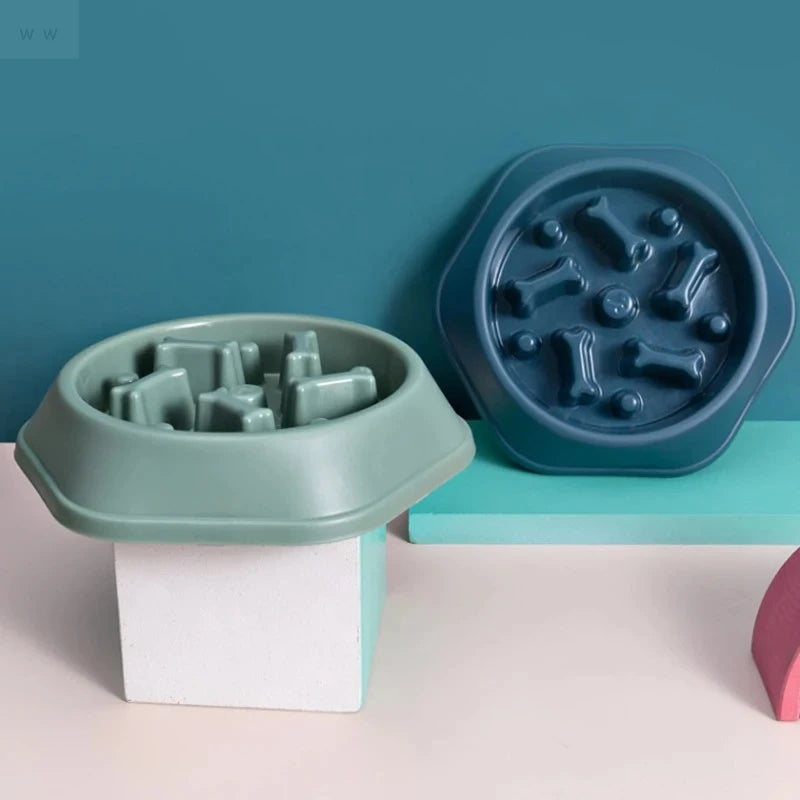Anti-Choke Slow Feeder Dog Bowl