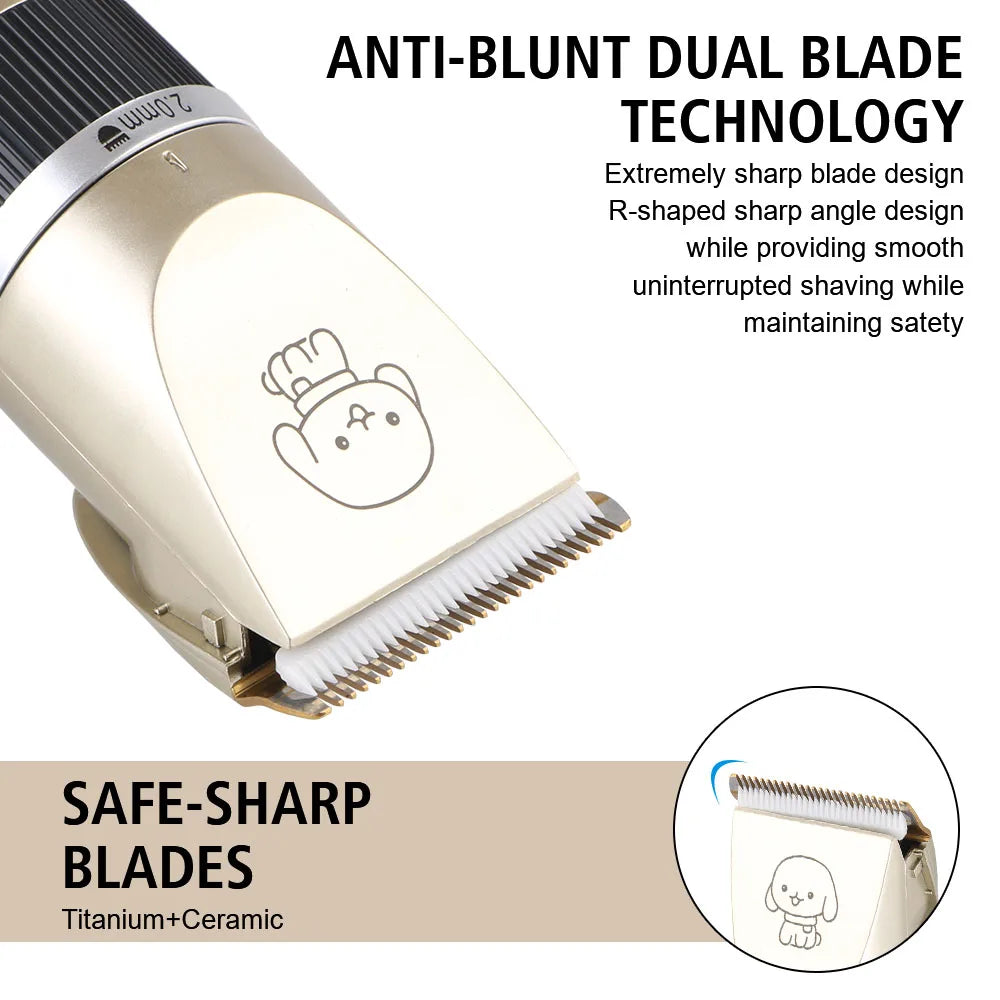 Professional Pet Hair Clipper Set