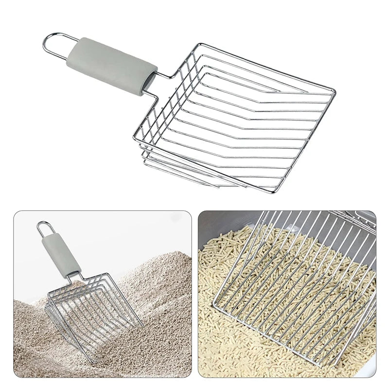Stainless Steel Cat Litter Scoop