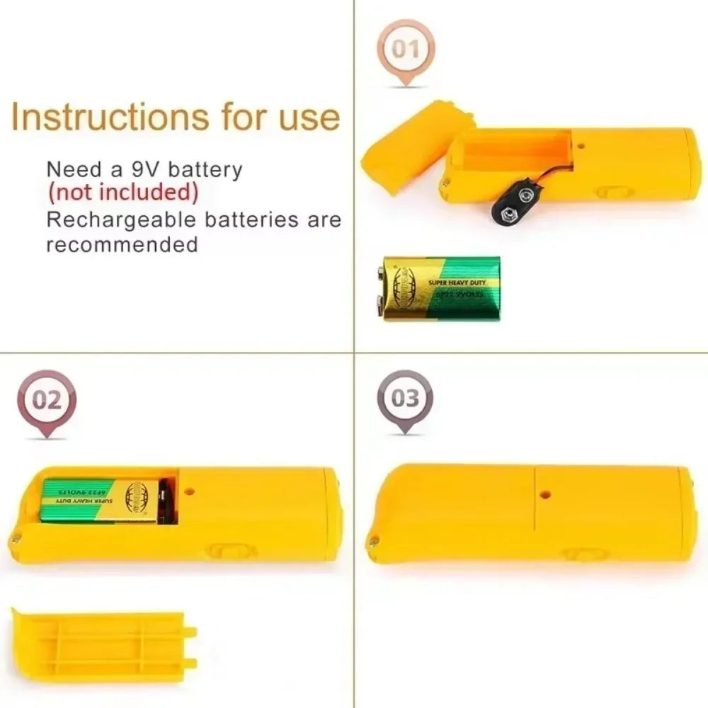 3-in-1 Ultrasonic Dog Bark Deterrent