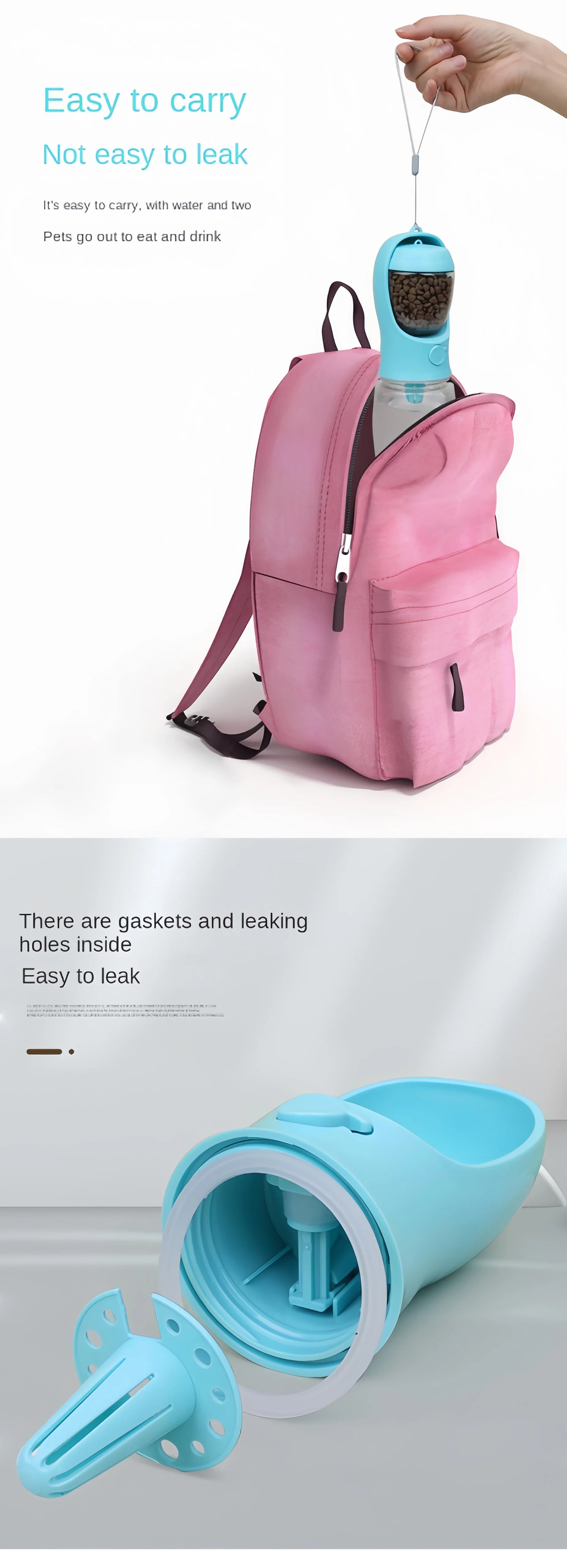 Portable Pet Travel Water Bottle