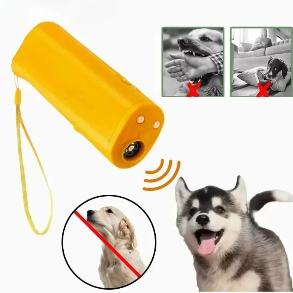 3-in-1 Ultrasonic Dog Bark Deterrent