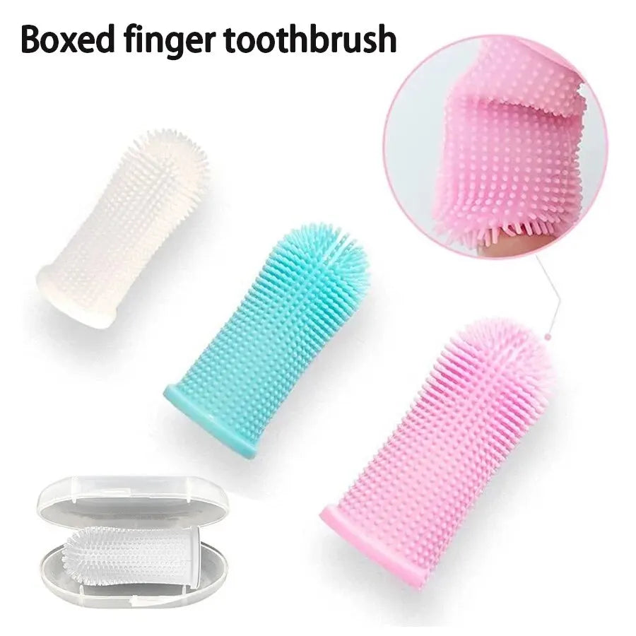 Silicone Pet Finger Toothbrush
