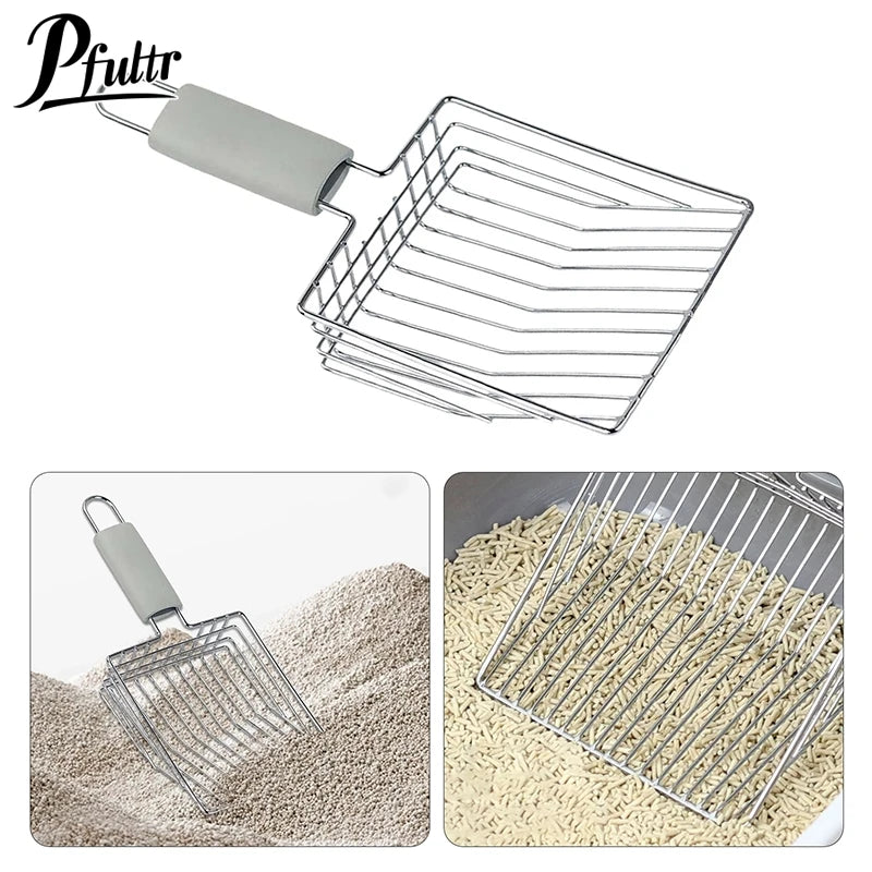 Stainless Steel Cat Litter Scoop