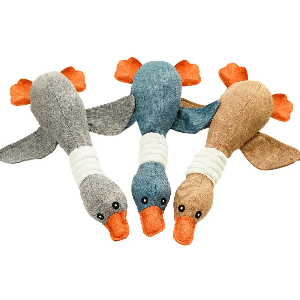 Squeaky Goose Dog Toy