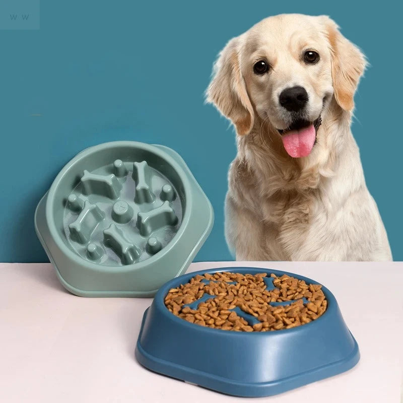 Anti-Choke Slow Feeder Dog Bowl