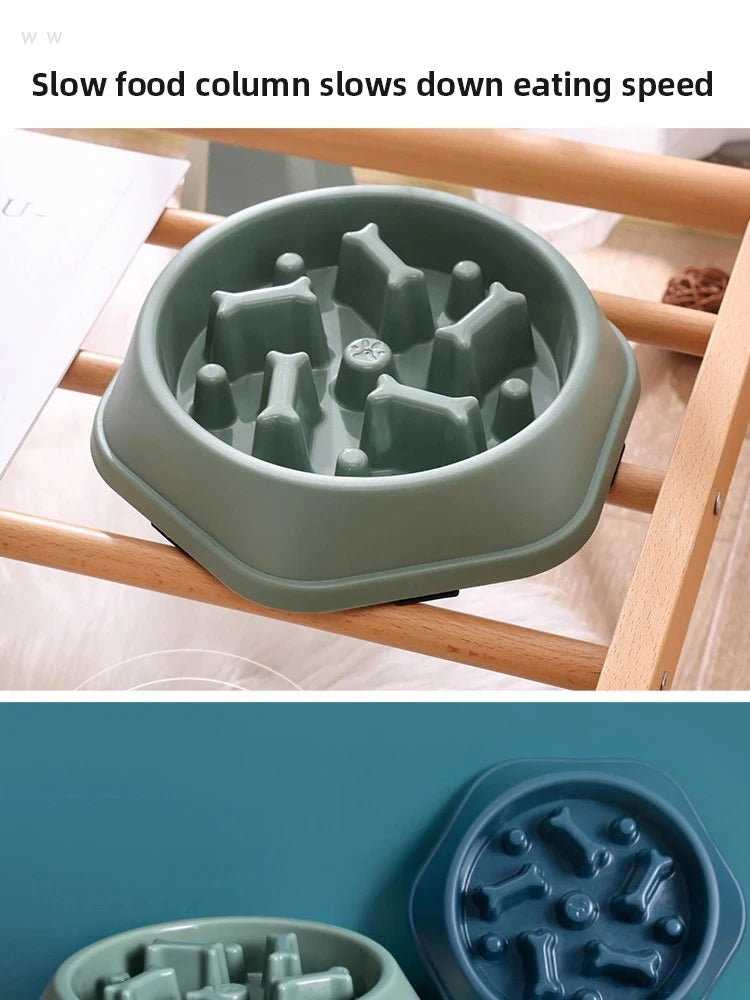 Anti-Choke Slow Feeder Dog Bowl